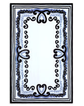 Marina-print cotton beach towel - | Dolce & Gabbana