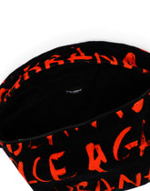 Logo-print cotton beach towel with pouch - | Dolce & Gabbana