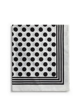 Beach pareo in cotton with DG and dotted print - | Dolce & Gabbana