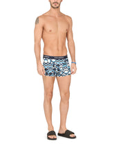 Cotton majolica-print boxers - | Dolce & Gabbana