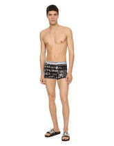 Logo-print two-way stretch cotton boxers - | Dolce & Gabbana