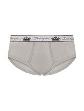Brando briefs in stretch pima cotton - | Dolce & Gabbana