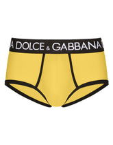 High-rise two-way stretch jersey Brando briefs - | Dolce & Gabbana
