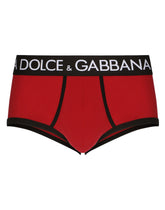 High-rise two-way stretch jersey Brando briefs - | Dolce & Gabbana