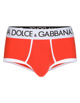 High-rise two-way stretch jersey Brando briefs - | Dolce & Gabbana