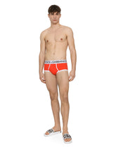 High-rise two-way stretch jersey Brando briefs - | Dolce & Gabbana