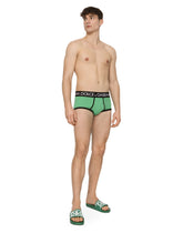 High-rise two-way stretch jersey Brando briefs - | Dolce & Gabbana