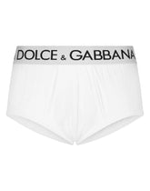 High-rise two-way stretch jersey Brando briefs - | Dolce & Gabbana