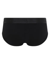 Two-way-stretch jersey Brando briefs with DG patch - | Dolce & Gabbana