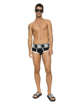 Two-way stretch jersey Brando briefs - | Dolce & Gabbana
