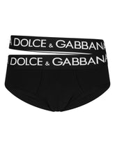 Two-way-stretch jersey Brando briefs with double waistband - | Dolce & Gabbana