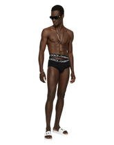 Two-way-stretch jersey Brando briefs with double waistband - | Dolce & Gabbana