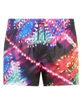 Short swim trunks with illumination print - | Dolce & Gabbana