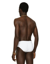 Swim briefs with high-cut leg - | Dolce & Gabbana