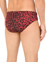 Leopard-print swim briefs - | Dolce & Gabbana