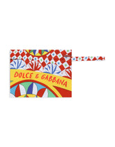 Carretto-print swim briefs with high-cut leg - | Dolce & Gabbana