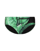 Banana-tree-print swim briefs with high-cut leg - | Dolce & Gabbana