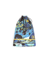 Mid-length swim trunks with marbled print - | Dolce & Gabbana