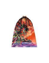 Mid-length swim trunks with Hawaiian print - | Dolce & Gabbana