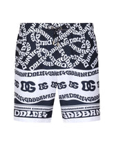 Mid-length swim trunks with Marina print - | Dolce & Gabbana
