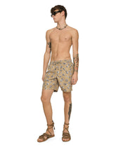 Coin print swim shorts - | Dolce & Gabbana