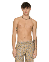 Coin print swim shorts - | Dolce & Gabbana