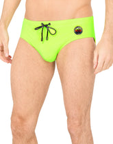 Swim briefs with high-cut leg and Dolce&Gabbana print - | Dolce & Gabbana
