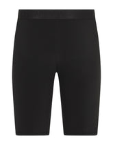 Neoprene cycling shorts with DG patch - | Dolce & Gabbana