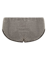 Swim briefs with high-cut leg and fusible rhinestones - | Dolce & Gabbana