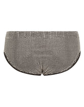 Swim briefs with high-cut leg and fusible rhinestones - | Dolce & Gabbana