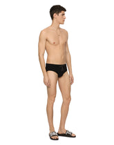 Swim briefs with high-cut leg - | Dolce & Gabbana