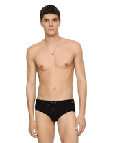 Swim briefs with high-cut leg - | Dolce & Gabbana