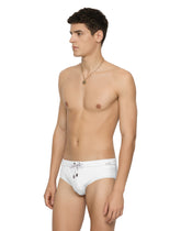 Swim briefs with high-cut leg - | Dolce & Gabbana