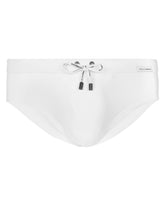 Swim briefs with Dolce&Gabbana label - | Dolce & Gabbana