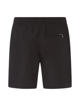 Short swimming trunks with logoed ribbon - | Dolce & Gabbana