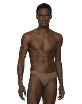 Swim briefs with high-cut leg and DG hardware - | Dolce & Gabbana