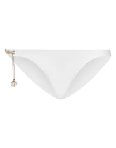 Swim briefs with logo plate and coin charm - | Dolce & Gabbana