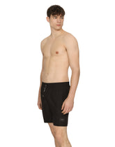 Mid-length swim trunks with branded plate - | Dolce & Gabbana