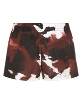 Short swim trunks with camouflage print - | Dolce & Gabbana