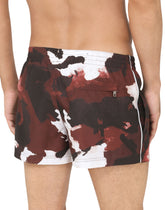Short swim trunks with camouflage print - | Dolce & Gabbana