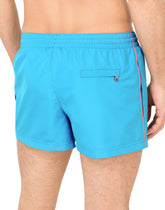 Short swim trunks with Dolce&Gabbana print - | Dolce & Gabbana