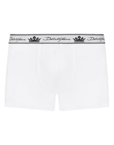 Stretch pima cotton boxers - | Dolce & Gabbana