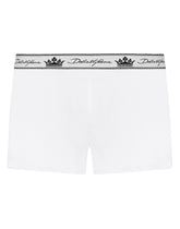 Stretch pima cotton boxers - | Dolce & Gabbana