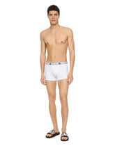 Stretch pima cotton boxers - | Dolce & Gabbana