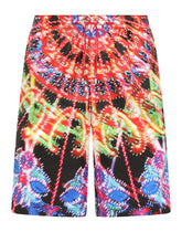 Long swim trunks with illumination print - | Dolce & Gabbana