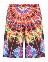 Long swim trunks with illumination print - | Dolce & Gabbana