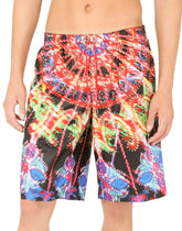Long swim trunks with illumination print - | Dolce & Gabbana