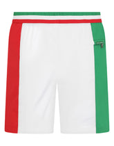 Mid-length swim trunks with Italy DG logo - | Dolce & Gabbana