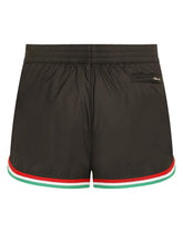 Short swim shorts with Italy DG patch - | Dolce & Gabbana
