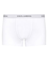Ribbed cotton boxers - | Dolce & Gabbana